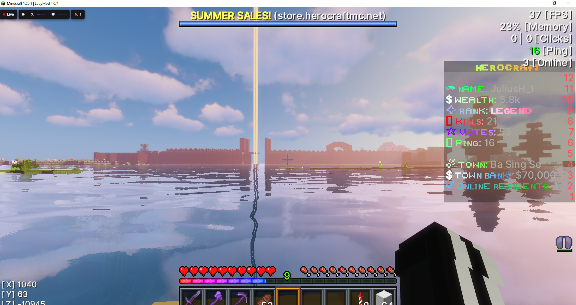 Herocraft Town 1